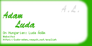 adam luda business card